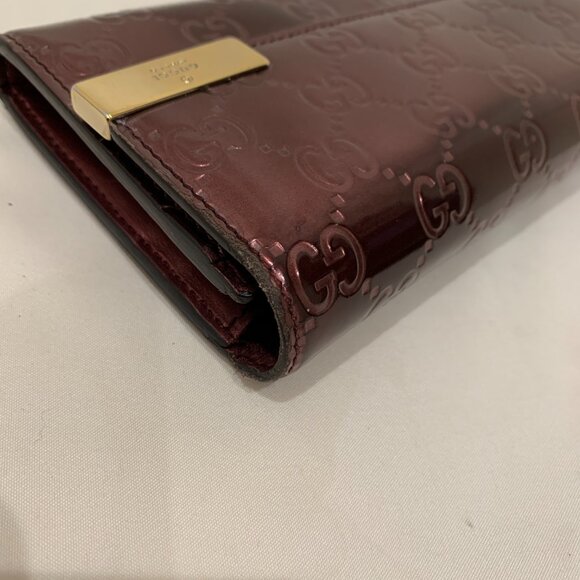 Gucci Purple Guccissima Long Wallet Sku#84058 - Picture 10 of 16